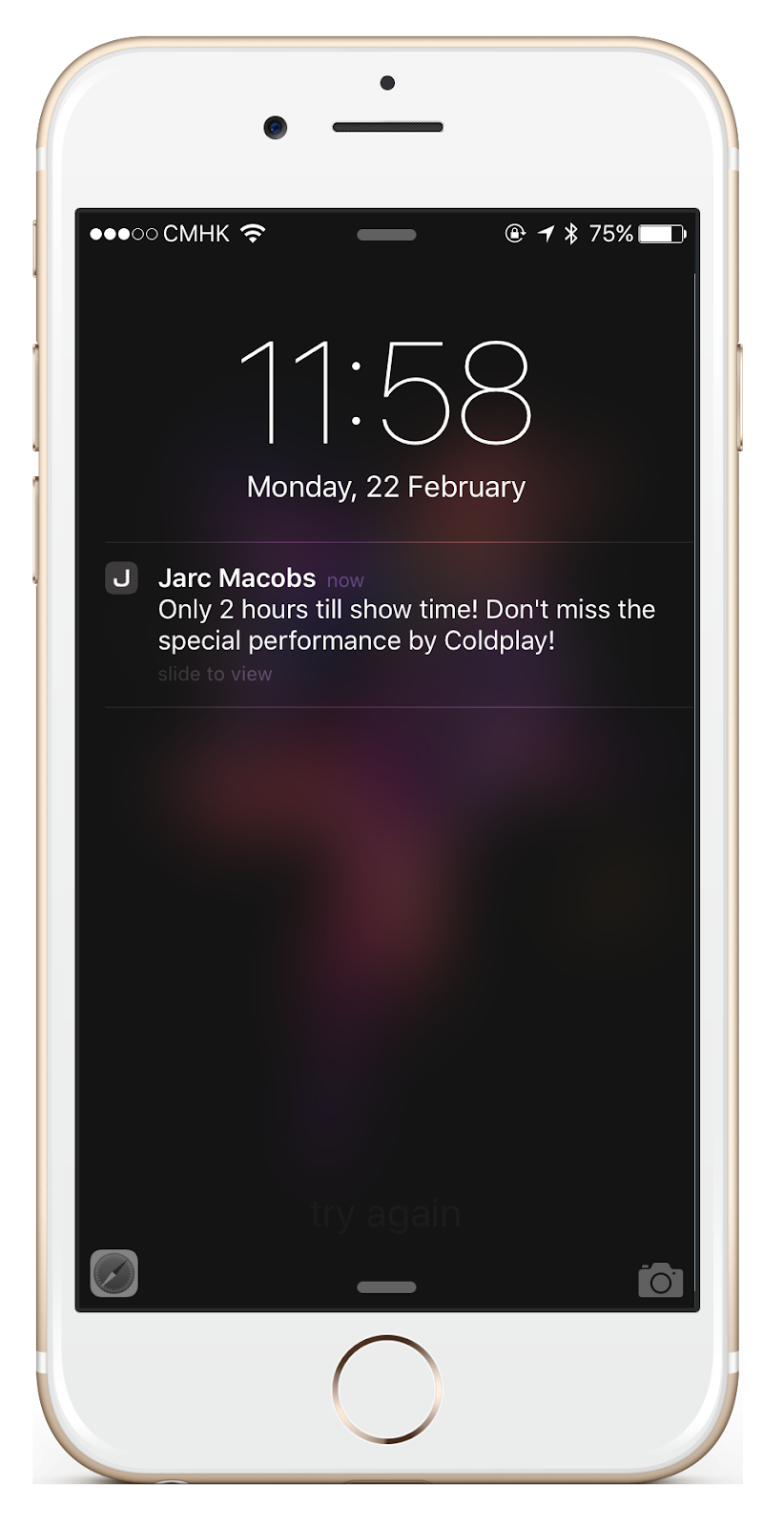 event notifications