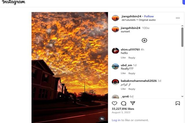 Most Liked Instagram Posts of All Time Sunset