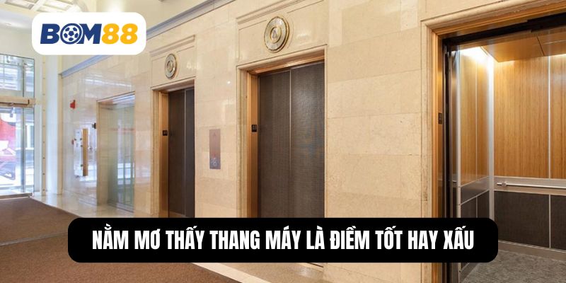 Nằm mơ thấy thang máy là điềm tốt hay xấu