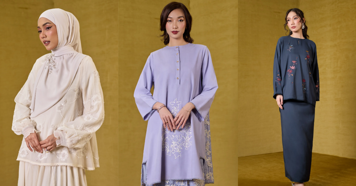 Tahun ni, koleksi baju kurung raya 2025 dari CALARAYA 2025 menampilkan sentuhan moden dan elegan dengan warna soft tapi classy.