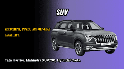Types of Cars in India: Car Body Types SUV