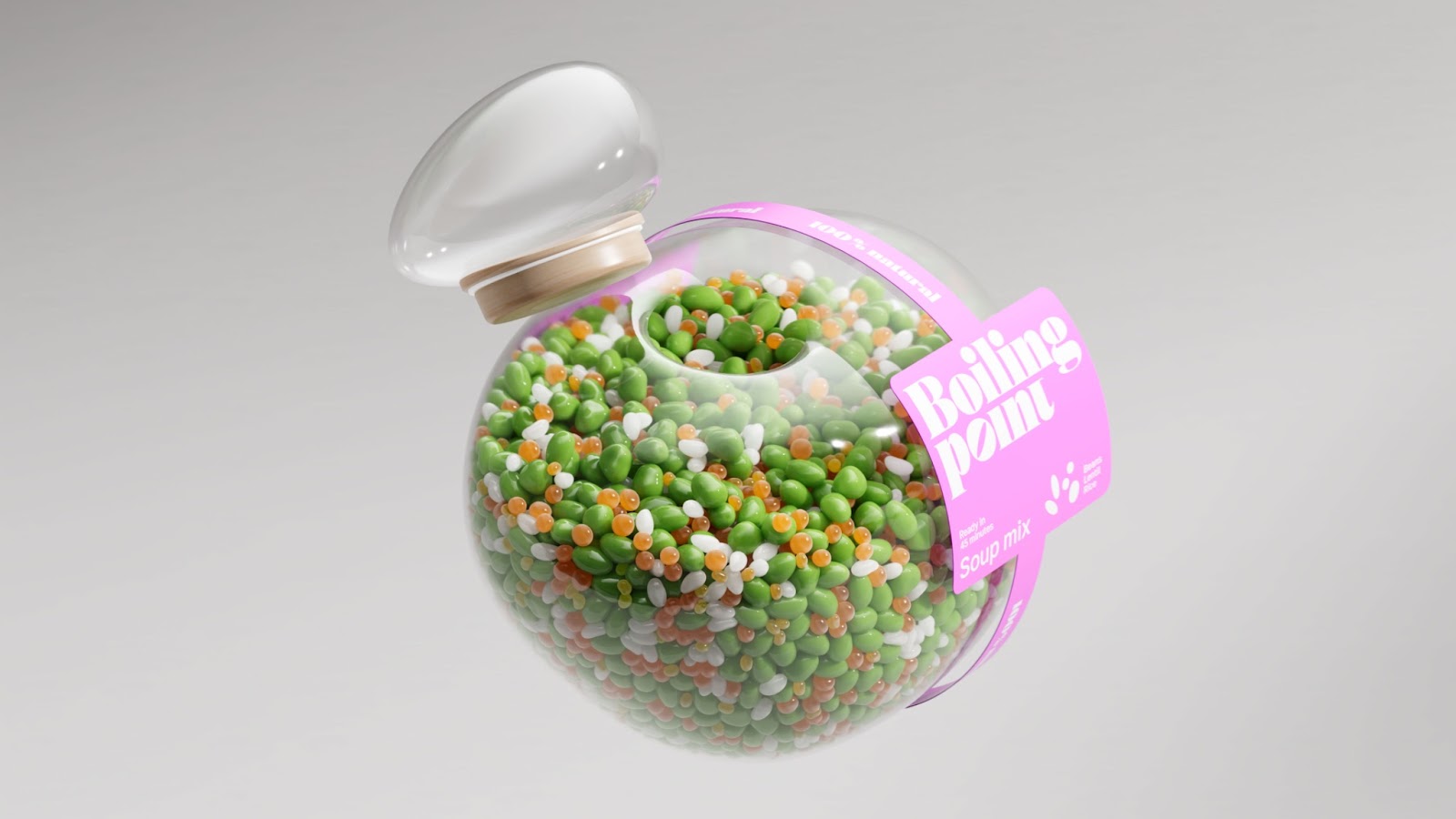 Image from the Fluid Forms: A Fresh Take on Sustainable Packaging Design article on Abduzeedo
