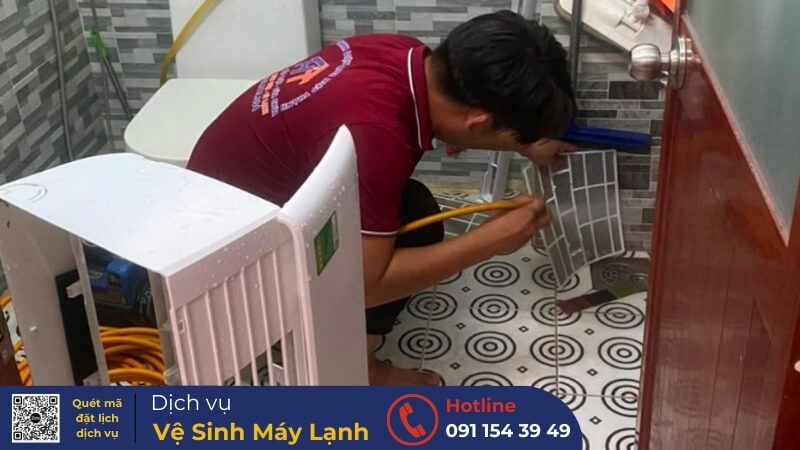 Quy Trình Vệ Sinh Máy Lạnh Tại Điện Lạnh Hiệp Thành