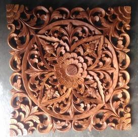 Jual Ukiran kayu , panel 40 cm x 40 cm - Kota Denpasar - Decoration Center  | Tokopedia