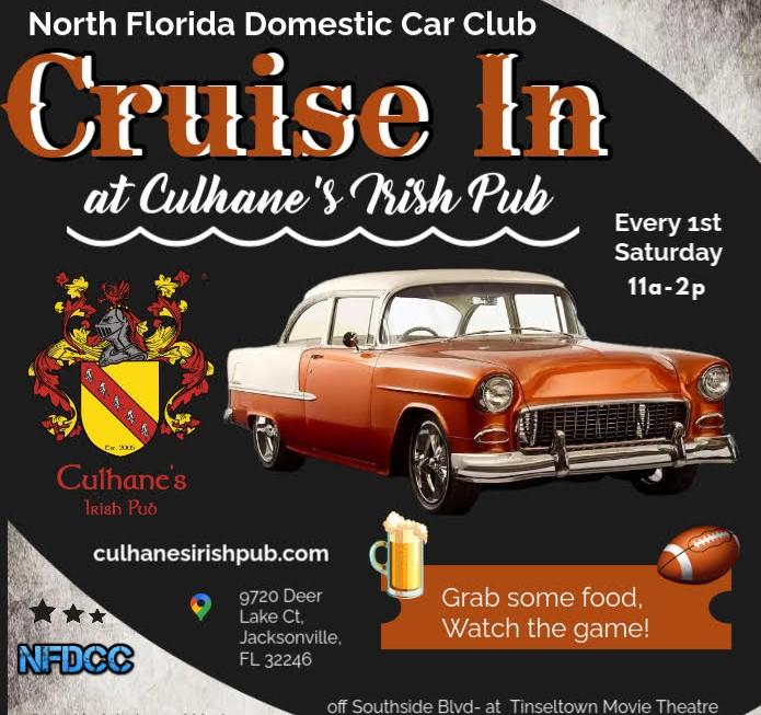 A poster for a cruise in a pub

Description automatically generated