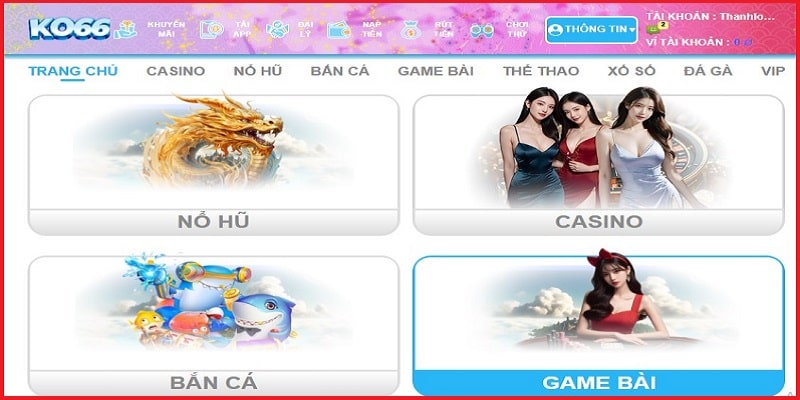 Danh sách các chủ đề game được yêu thích nhất KO66