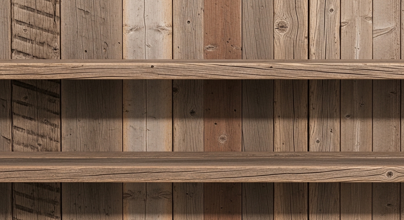 Reclaimed Wood Shelves