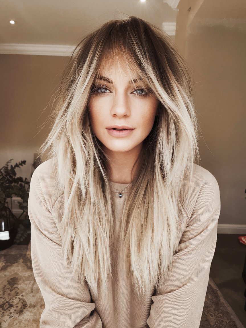 10. Balayage Shag