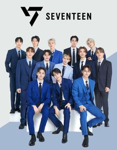 This contains an image of: Seventeen all wearing suit