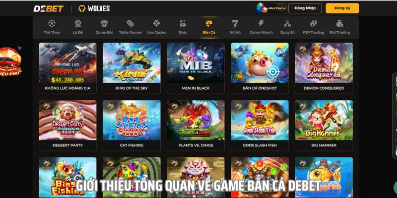 Khái quát thế giới đại dương game bắn cá debet