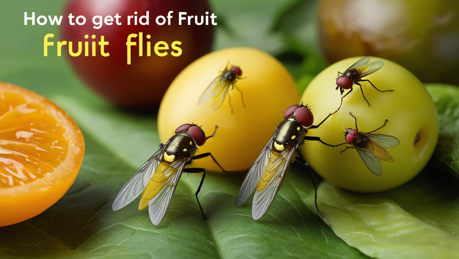 how to get rid of fruit flies