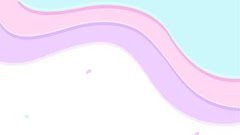 Cute Background Rainbow With Hearts Vector