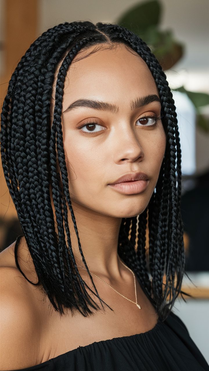 Shoulder-Length Braids