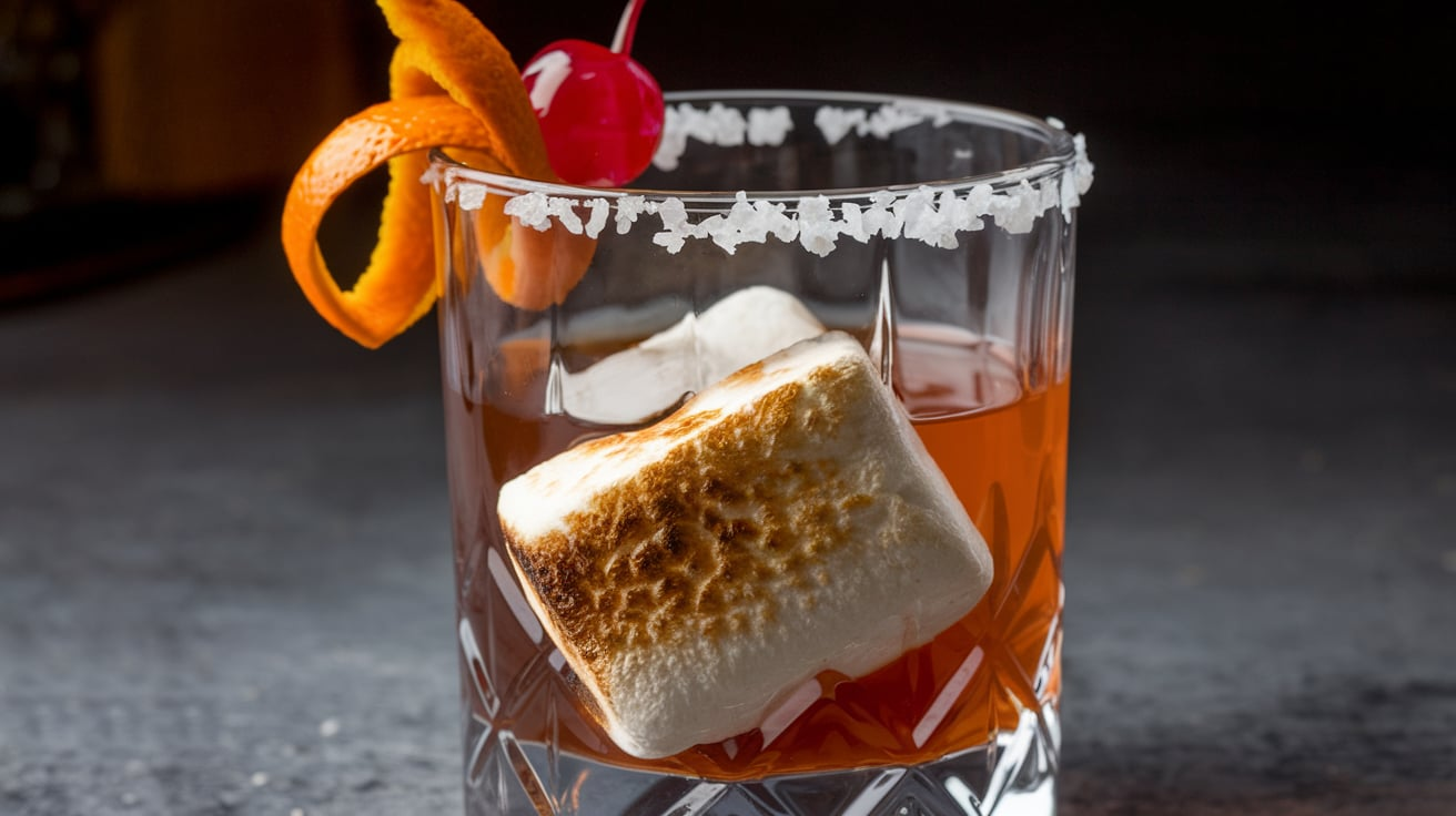 Toasted Marshmallow Old Fashioned Angels Envy recipe