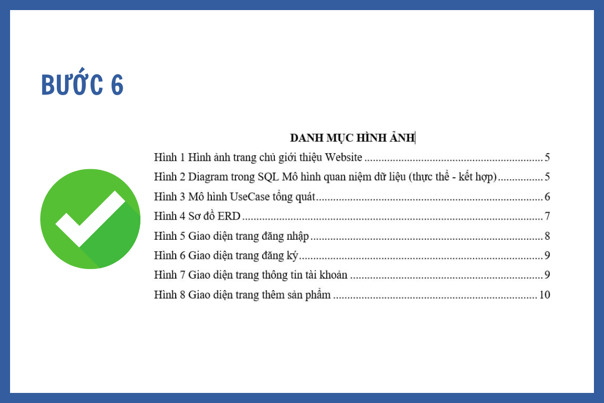 Hướng dẫn bước 6: Kiểm tra và hoàn thiện