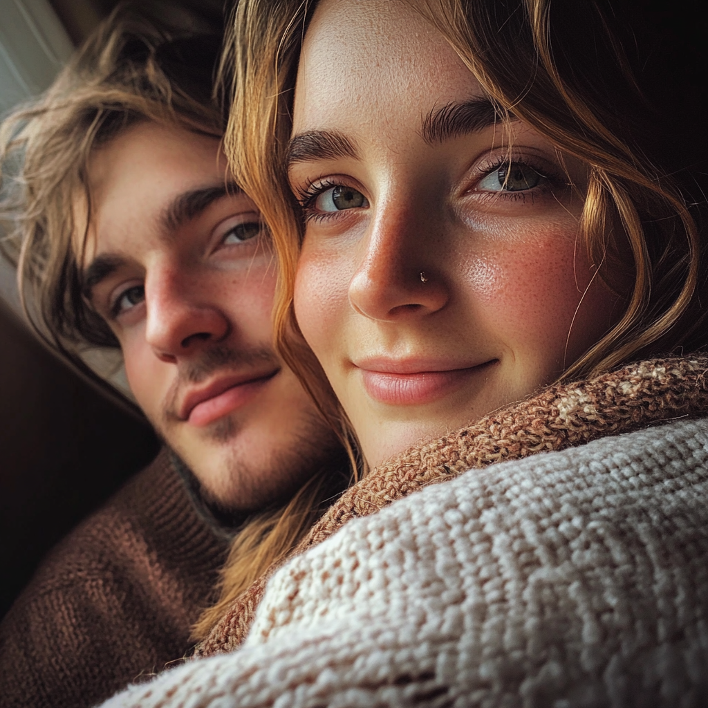 A happy young couple | Source: Midjourney