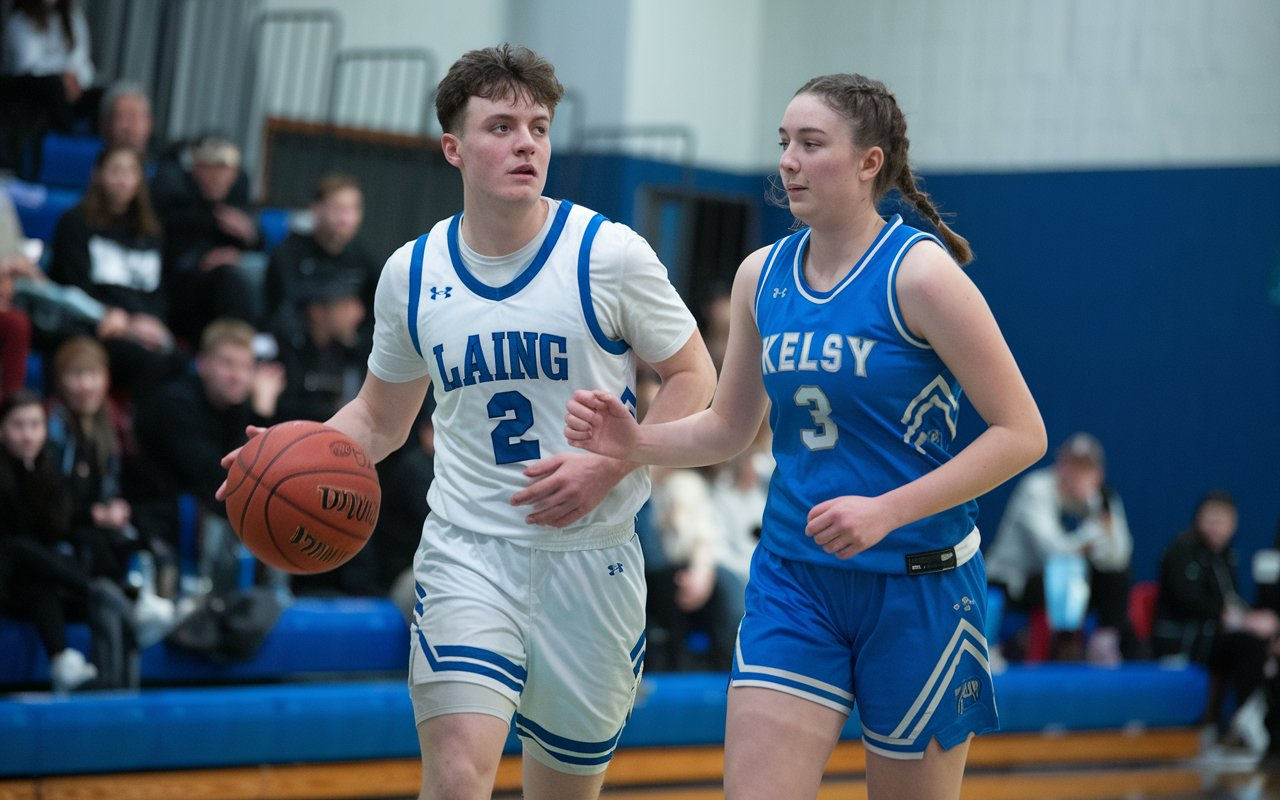 Laing and Kelsey Basketball