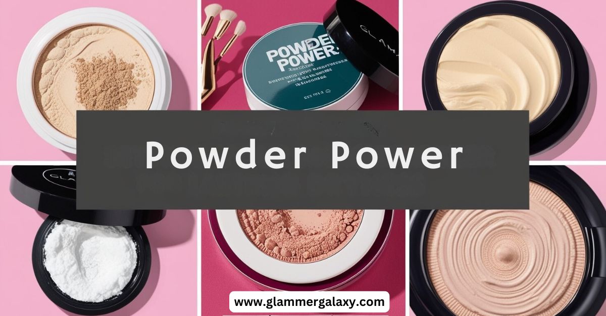 Setting powder usage after applying moisturizer