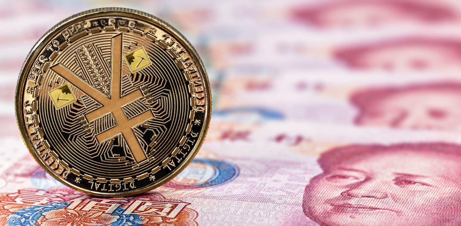 China's digital currency concept visualization