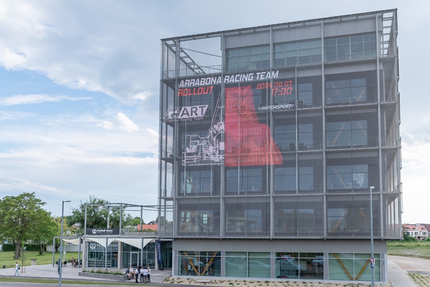 The Science & Innovation Park in Győr was the first venue for the Arrabona Racing Team rollout event