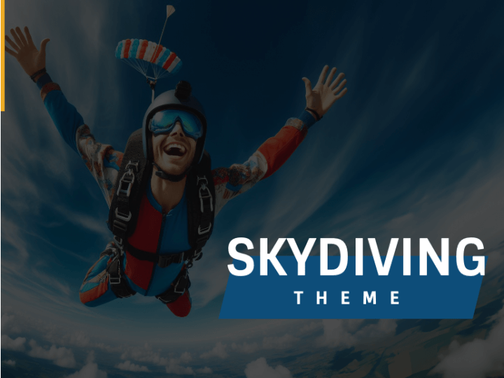 Skydiving Theme Slide