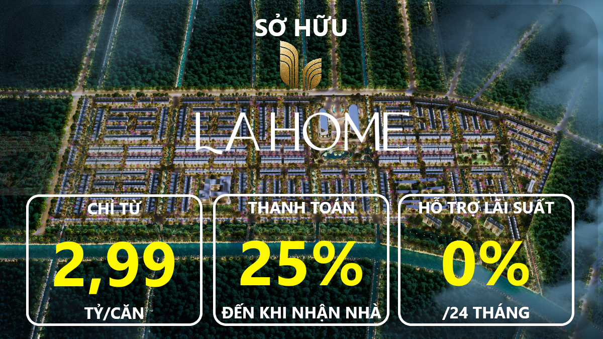 Đầu tư ngay LA Home, không lo về giá