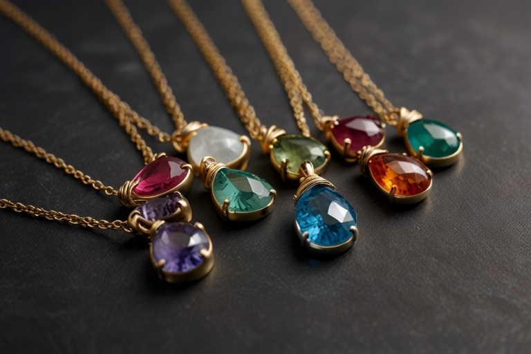 Lark Studio Jewelry Birthstone Necklaces Evergreen CO