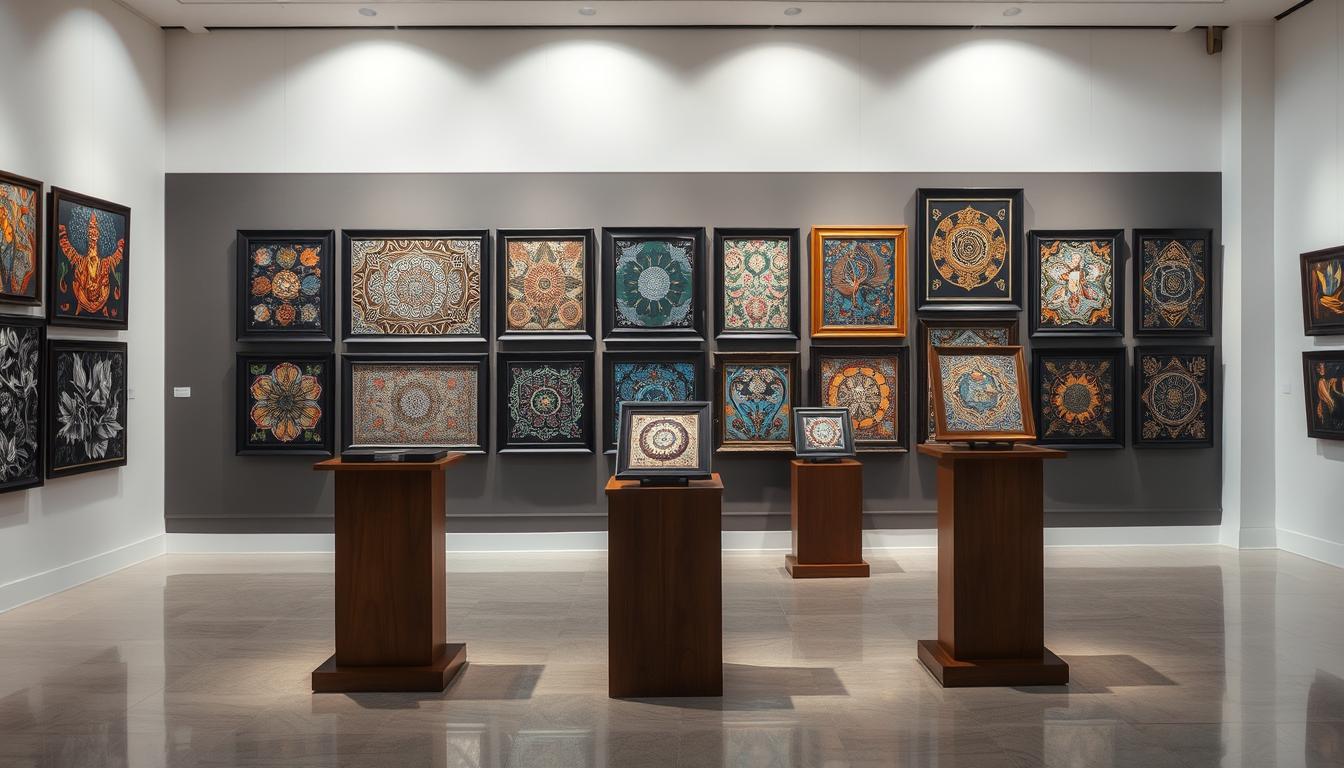 batik art display