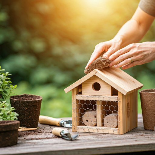 Maintaining and Cleaning Beneficial Insect Houses