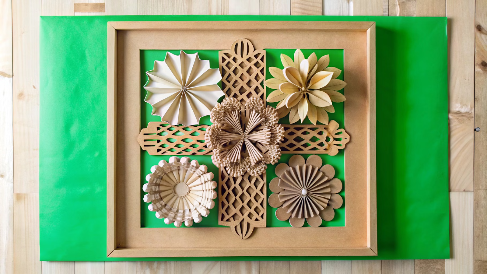 Quadros decorativos de papelão