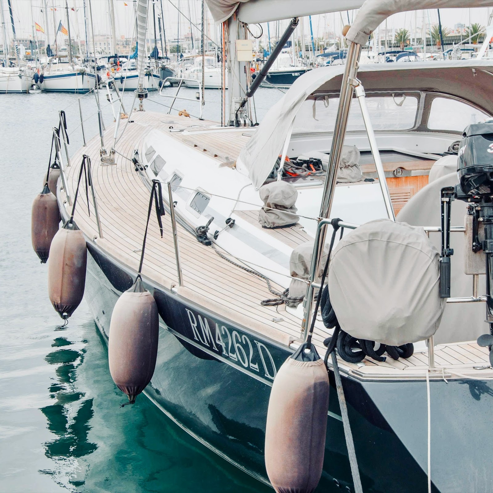 Picture Showing Fenders On A Boat