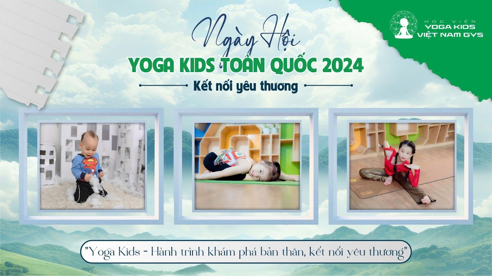 NGÀY HỘI YOGA KIDS TOÀN QUỐC 2024 – GẮN KẾT YÊU THƯƠNG ❤️