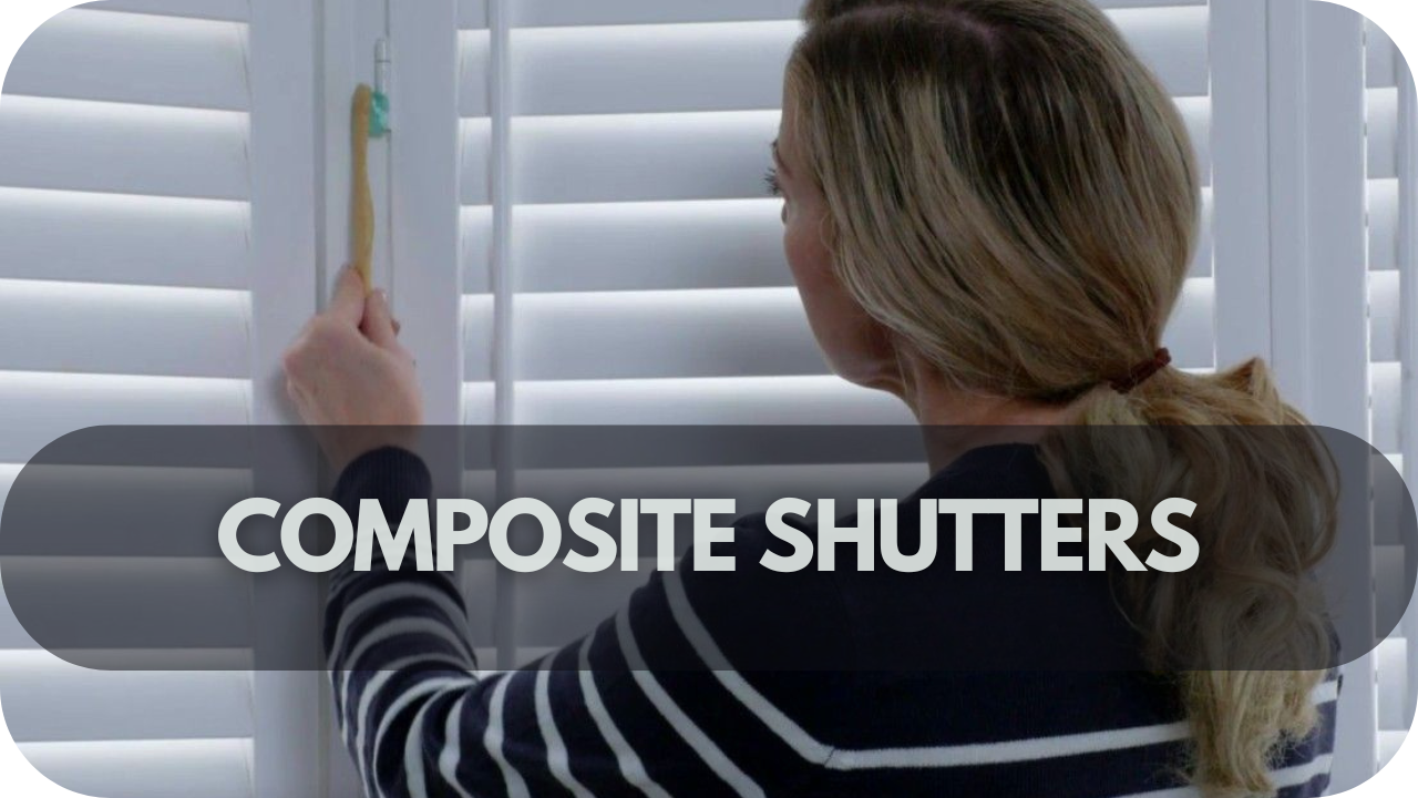 Cleaning composite shutters