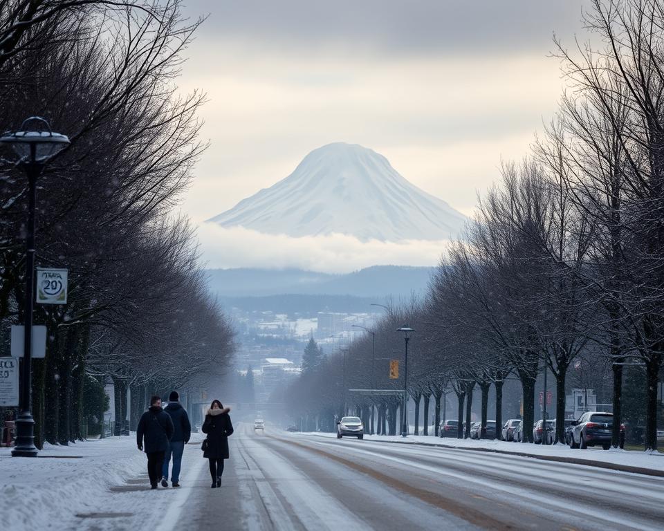 winter weather in Oregon