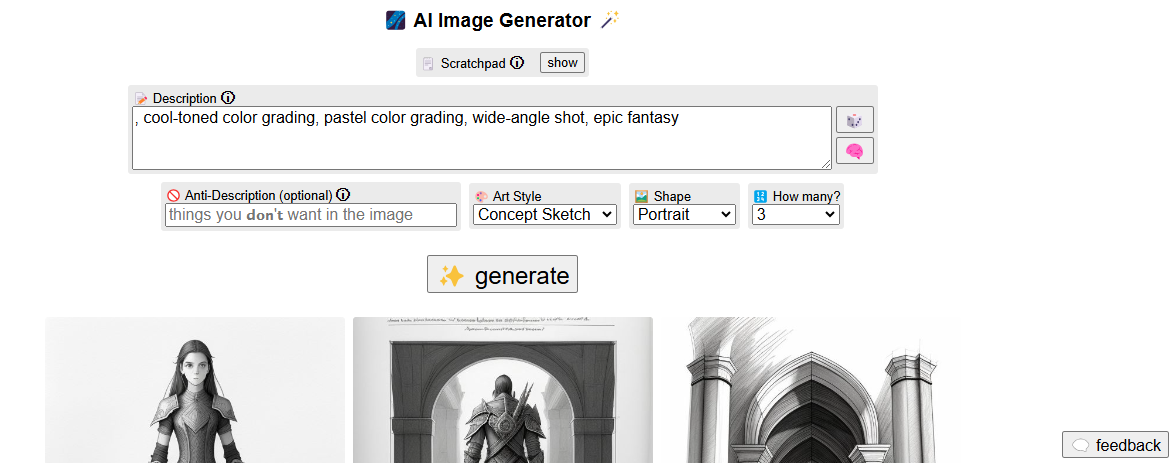 Perchance image generator