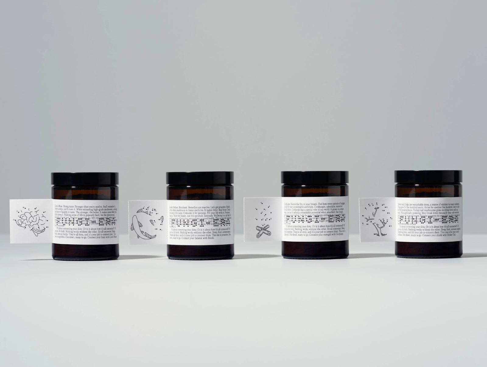 Image from the Connect the Dots: Fungi.era's Branding Celebrates the Power of Mushrooms article on Abduzeedo