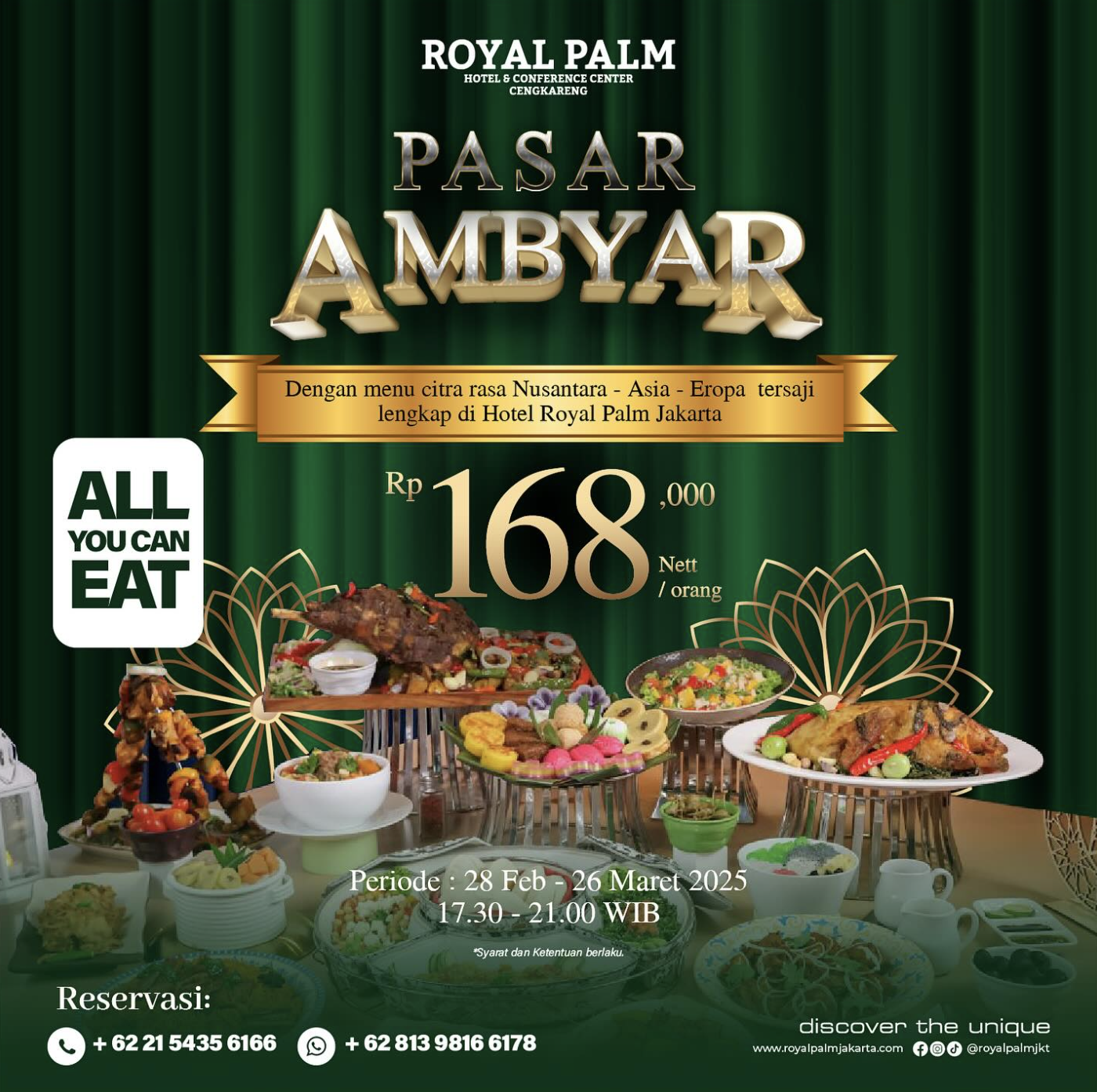 Royal Palm Hotel promo bukber