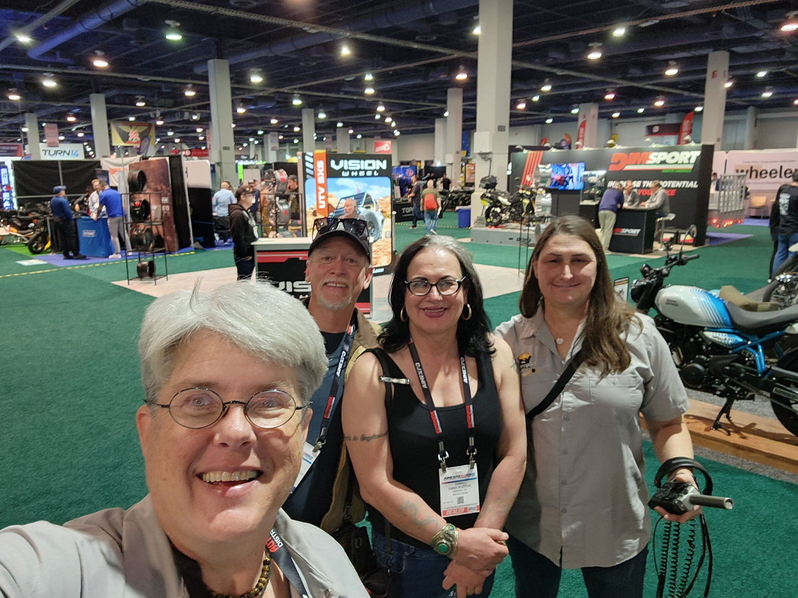 Motorcycles and Misfits Podcast at AIMExpo