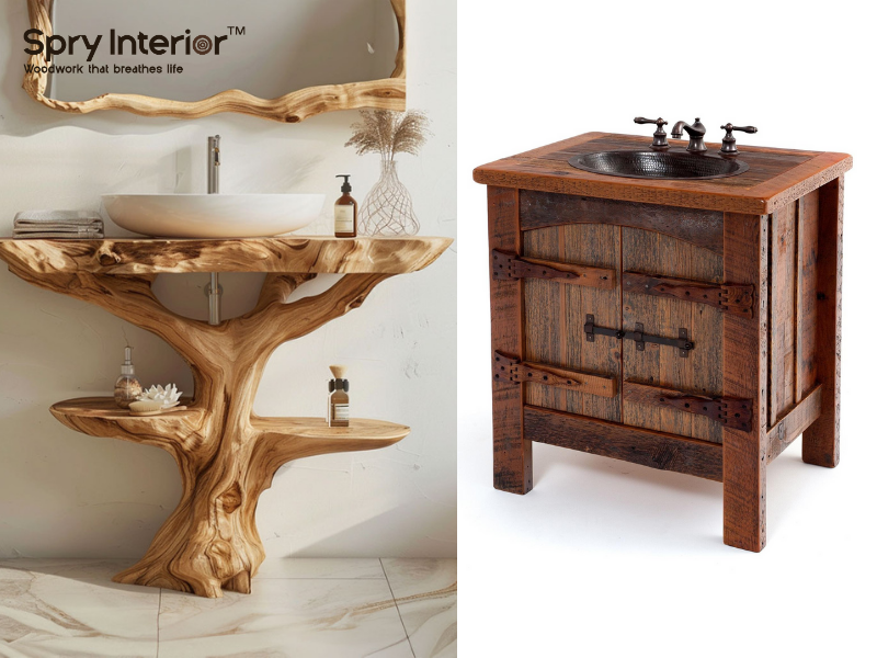 Driftwood Bathroom Vanities vs Traditional Bathroom Vanities