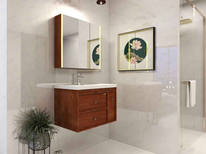 Làm đẹp không gian với tủ chậu gương lavabo