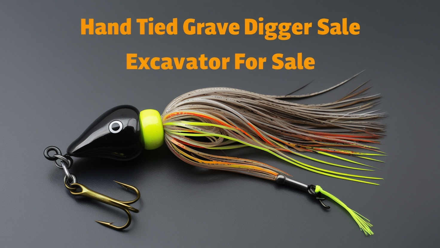 Hand Tied Grave Digger Jig Heads For Sale