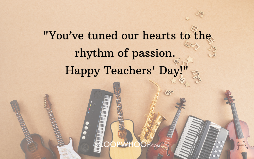 teachers day wishes for music teacher