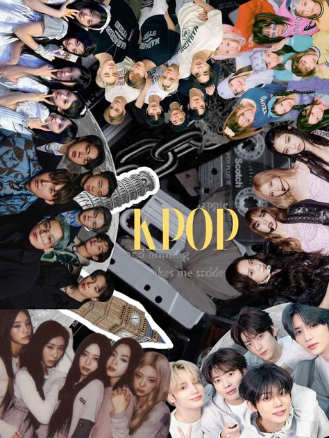 This contain an image of K-pop groups