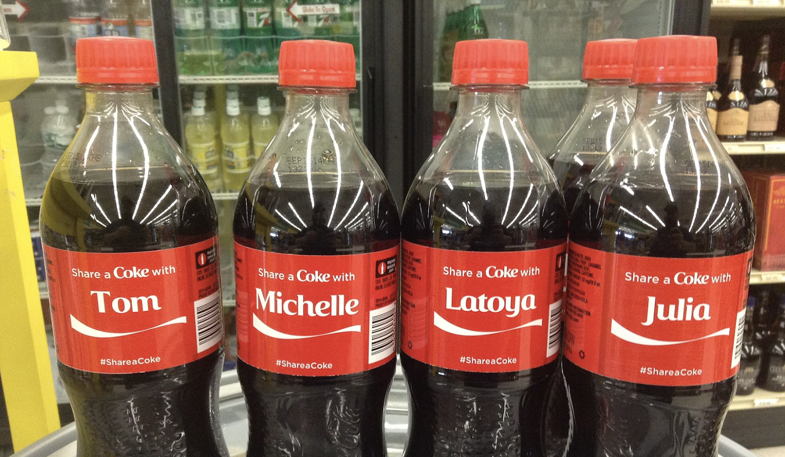 Share a coke brand awareness campaign example