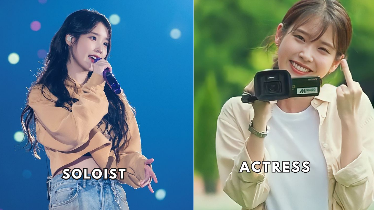 This contain an image of soloist and actress  IU