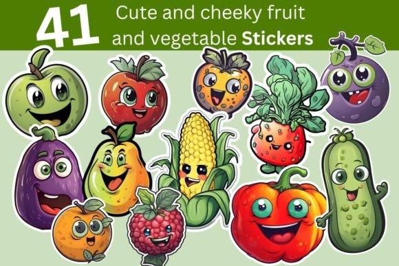 41 Fruit and Vegetable Sticker 657