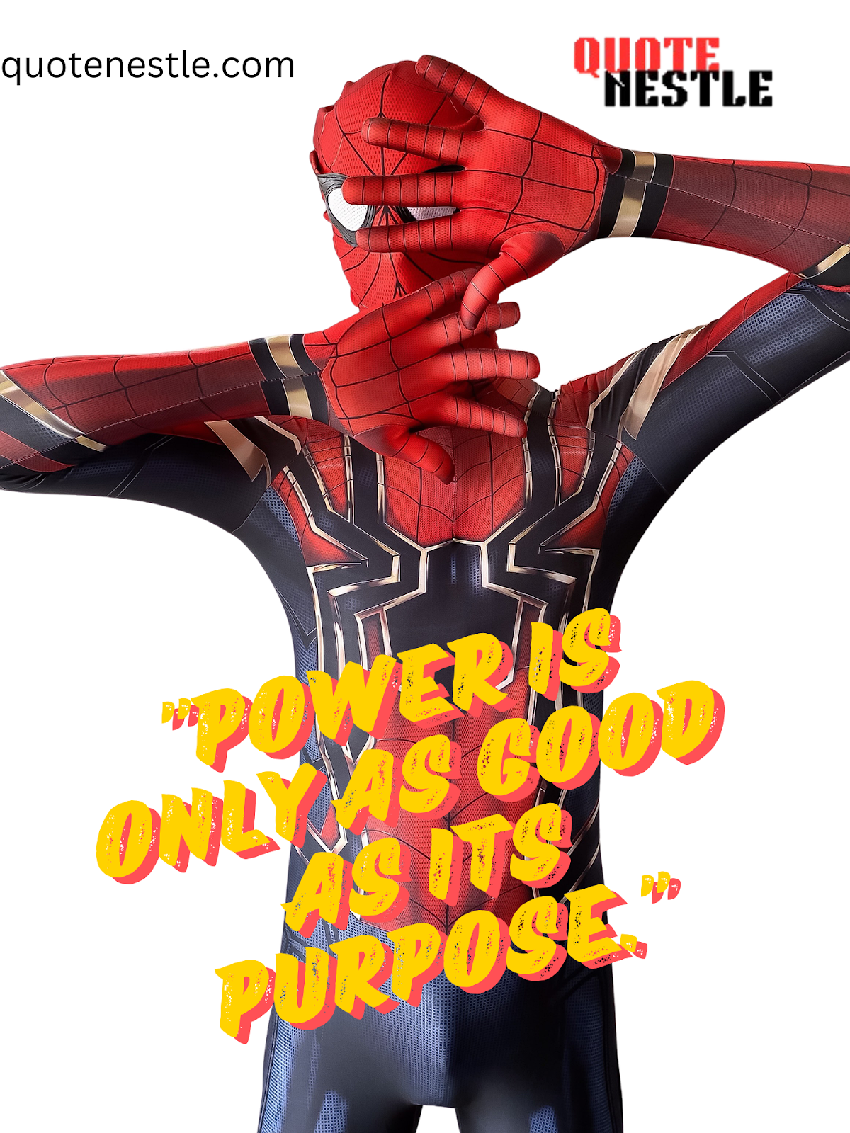 Spider-Man Quotes with Great Power