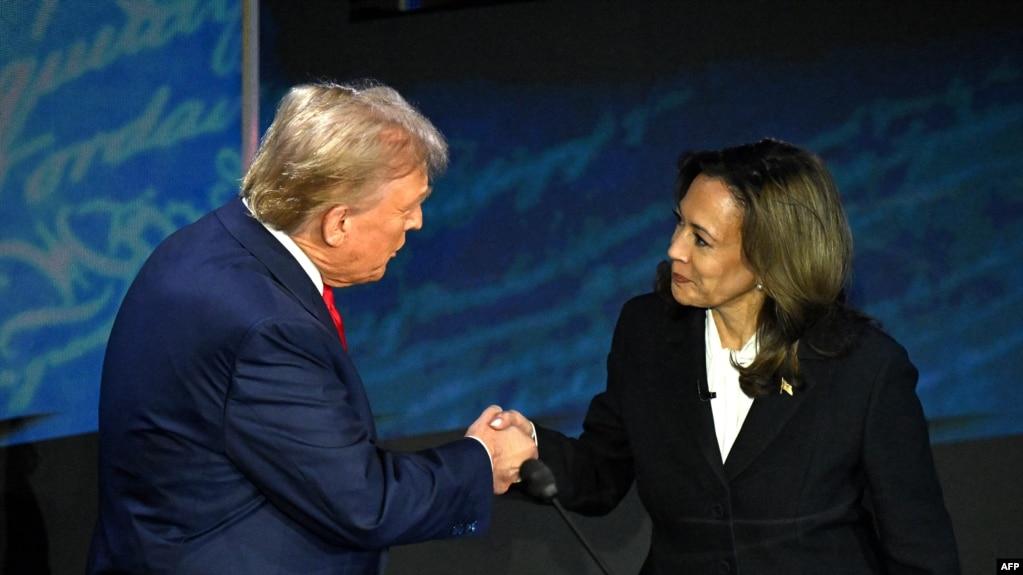 2024910գͳͳѡ˿˹(Kamala Harris)()ڱϦݷѳǹܷľеͳǰͳ͵ͳѡɵ¡(Donald Trump)֡ղ/㣩