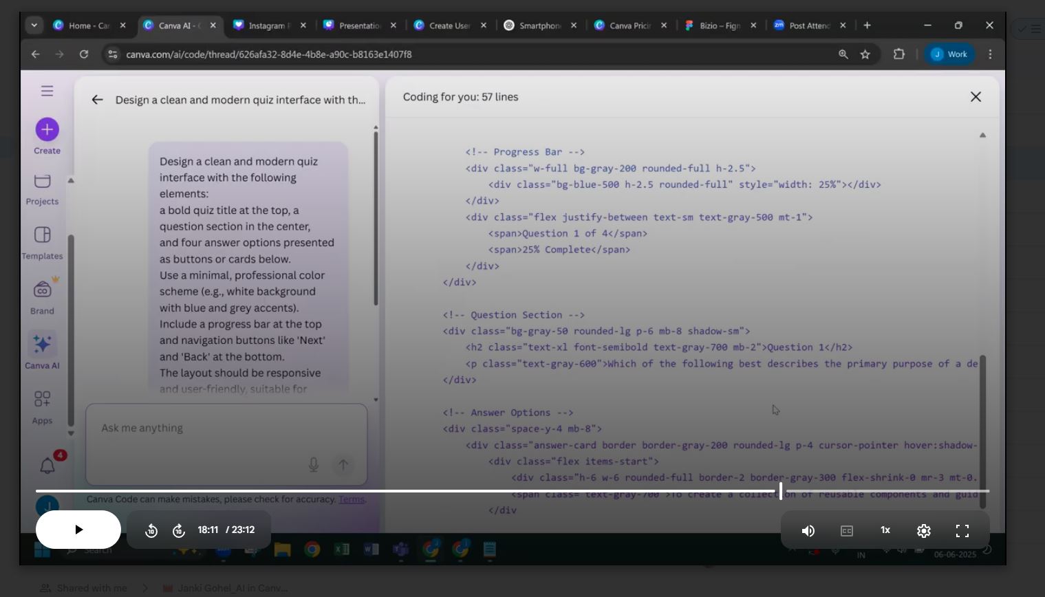 Content Creation with Canva AI