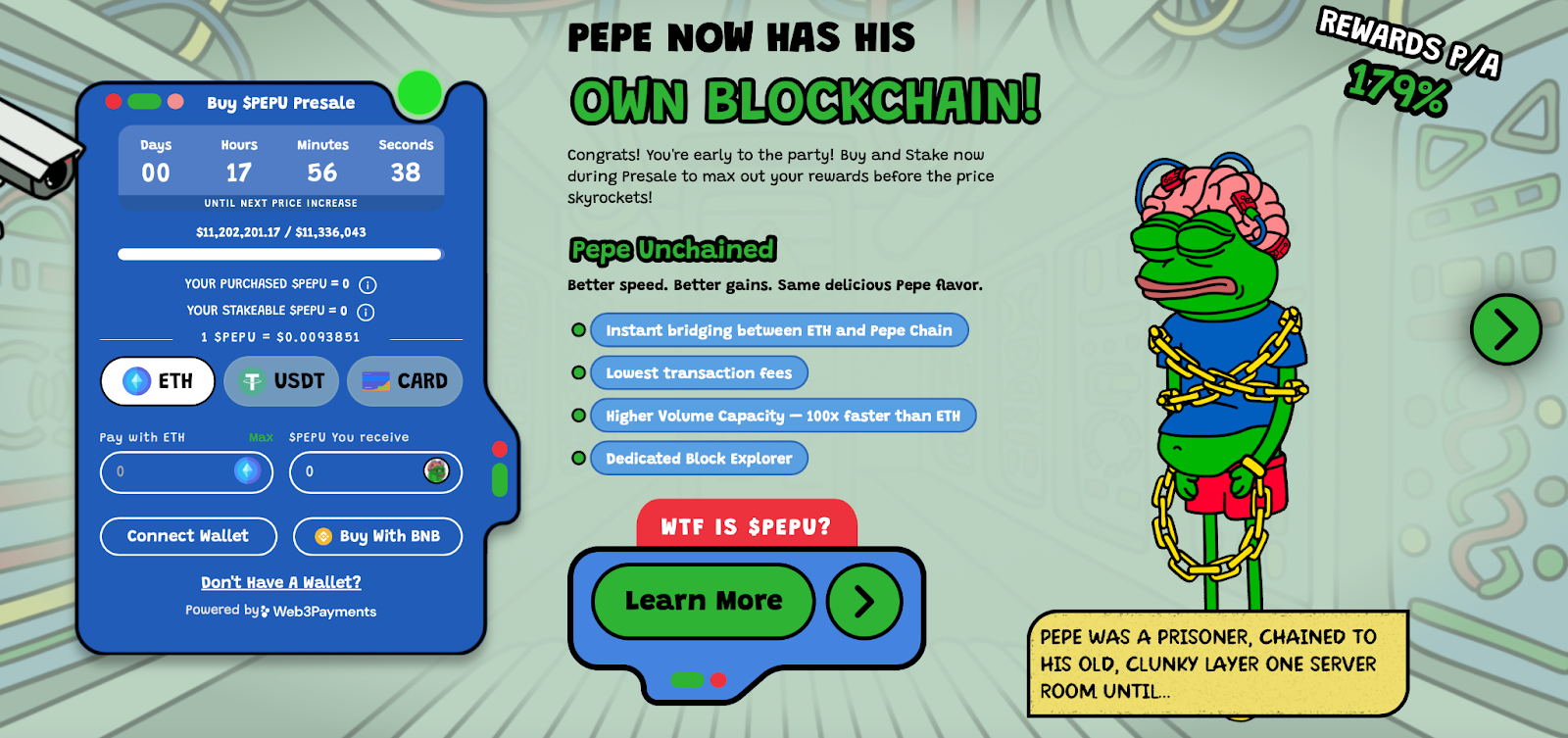 Pepe Unchained ICO 